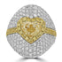 2.02ct Diamond Rings with 2.86tct Diamond set in 18K Two Tone Gold
