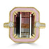7.89ct Tourmaline Rings with 0.20tct Diamond set in 18K Yellow Gold