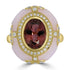 3.21ct Tourmaline Rings with 0.62tct Diamond set in 18K Yellow Gold