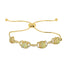 5.48tct Opal Bracelet with 0.30tct Diamonds set in 14K Yellow Gold
