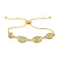 5.48tct Opal Bracelet with 0.30tct Diamonds set in 14K Yellow Gold
