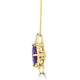2.60Ct Tanzanite Pendant With 0.06Tct Diamonds Set In 14K Yellow Gold