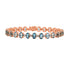 10.88tct Aquamarine Bracelet with 0.51tct Diamonds set in 14K Rose Gold