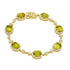 19.75tct Sphene Bracelet with 2.10tct Diamonds set in 14K Yellow Gold