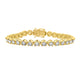 10.82tct Diamond Bracelet with 7.12tct Diamonds set in 14K Yellow Gold