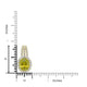 4.02ct Sphene Pendant with 0.84ct Diamonds set in 14K Yellow Gold