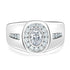 0.54ct Diamond Ring with 0.53ct Diamonds set in Platinum 950