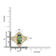 3.34Ct Green Tanzanite Ring With 0.87Tct Diamonds Set In 14Kt Yellow Gold