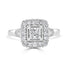 0.49Tct Diamond Ring With 0.48Tct Diamonds Set In 14Kt White Gold