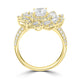 1.07ct Diamond Rings with 1.43tct Diamond set in 18K Yellow Gold