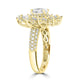 1.07ct Diamond Rings with 1.43tct Diamond set in 18K Yellow Gold