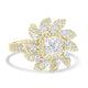 1.07ct Diamond Rings with 1.43tct Diamond set in 18K Yellow Gold