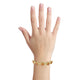 9.7tct Spessartite Bracelets with 7.52tct - set in 14K Yellow Gold