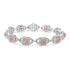 0.88tct Pink Diamond Bracelet with 2.84tct Diamonds set in 14K Two Tone Gold