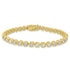 9.53tct Diamond Bracelet set in 14K Yellow Gold