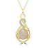 15.88ct Opal Pendants with 0.287tct Diamond set in 14K Yellow Gold