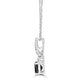 1.4ct Sapphire Pendant with 0.09tct Diamonds set in 14K White Gold