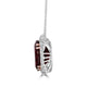 13.77ct Rhodolite Garnet Necklace with 0.65tct Diamonds set in 18K Two Tone Gold