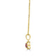 0.53ct Diaspore Pendant with 0.09tct Diamonds set in 18K Yellow Gold