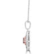 0.34ct Diaspore Pendant with 0.24tct Diamonds set in 18K Two Tone Gold