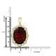 20.5ct Citrine Pendant with 0.34tct Diamonds set in 18K Yellow Gold