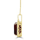 20.79ct Citrine Pendant with 0.54tct Diamonds set in 18K Yellow Gold