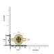 1.64ct Sapphire Ring with 0.44tct Diamonds set in 18K Yellow Gold