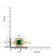 1.83ct Tourmaline Ring with 0.28tct Diamonds set in 14K Yellow Gold