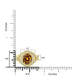 2.64ct  Sapphire Rings with 0.43tct Diamond set in 14K Yellow Gold