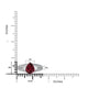 1.61ct Tourmaline Ring with 0.28tct Diamonds set in 14K White Gold