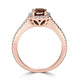 0.57ct Diamond Ring with 0.48tct Diamonds set in 18KW & 22KR Two Tone Gold