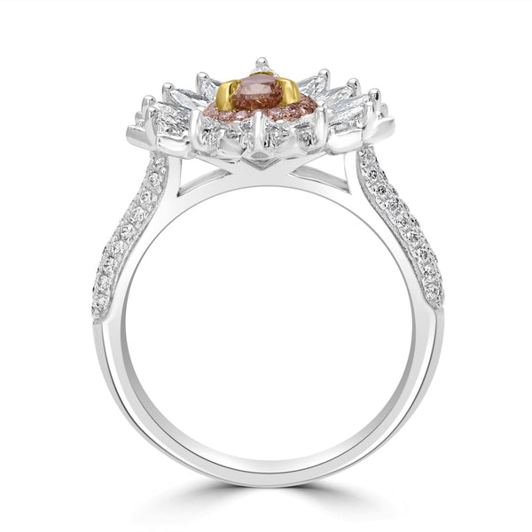 0.51ct  Diamond Rings with 1.52tct Diamond set in 14K White Gold
