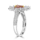 0.51ct  Diamond Rings with 1.52tct Diamond set in 14K White Gold