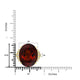 15.4ct Citrine Rings with 0.36tct Diamond set in 18K Yellow Gold