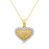 0.31tct Yellow Diamond Pendant with 0.22tct Diamonds set in 14K Yellow Gold