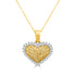 0.31tct Yellow Diamond Pendant with 0.22tct Diamonds set in 14K Yellow Gold