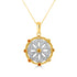 0.2tct Diamond Pendant with 0.25tct Diamonds set in 14K Yellow Gold