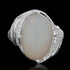 8.05ct Opal Ring with 0.47tct Diamonds set in 14K White Gold