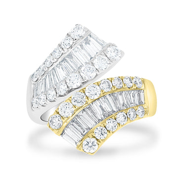 3.1tct Diamond Ring set in 18K White Gold