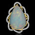 13.72ct Opal Ring with 0.19tct Diamonds set in 14K Yellow Gold
