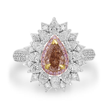 0.51ct  Diamond Rings with 1.52tct Diamond set in 14K White Gold