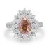 0.51ct  Diamond Rings with 1.52tct Diamond set in 14K White Gold