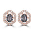 0.93tct Spinel Earring with 0.17tct Diamonds set in 14K Rose Gold