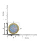 15.33ct Opal Ring with 0.25tct Diamonds set in 14K Yellow Gold