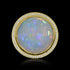 15.33ct Opal Ring with 0.25tct Diamonds set in 14K Yellow Gold