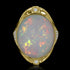11.24ct Opal Ring with 0.13tct Diamonds set in 14K Yellow Gold