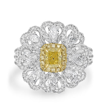 0.52ct Diamond Rings with 1.74tct Diamond set in 14K White Gold