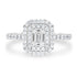 0.5ct Diamond Ring with 0.58tct Diamonds set in 950 Platinum