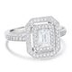 0.52ct Diamond Ring with 0.52tct Diamonds set in 950 Platinum