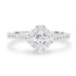 0.54ct Diamond Ring with 0.47tct Diamonds set in 950 Platinum